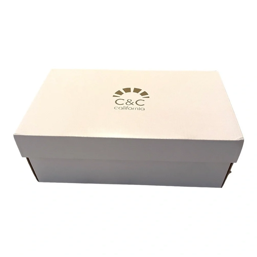 C&C California Lifestyle Faux Leather White Sneakers